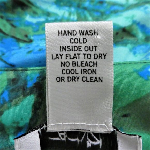 Cache Top Tunic Beaded Babydoll Sweetheart Empire Waist Blue Green Stretchy Y2K - Picture 7 of 7